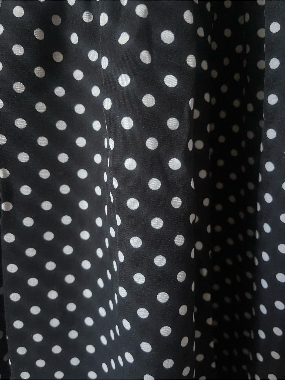 Black Polka Dot Maxi Dress Size M - Picture 12 of 15